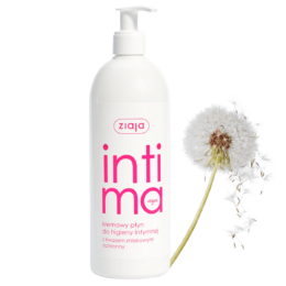 Kremowy płyn do higieny intymnej z kwasem mlekowym 500ml Intima Ziaja
