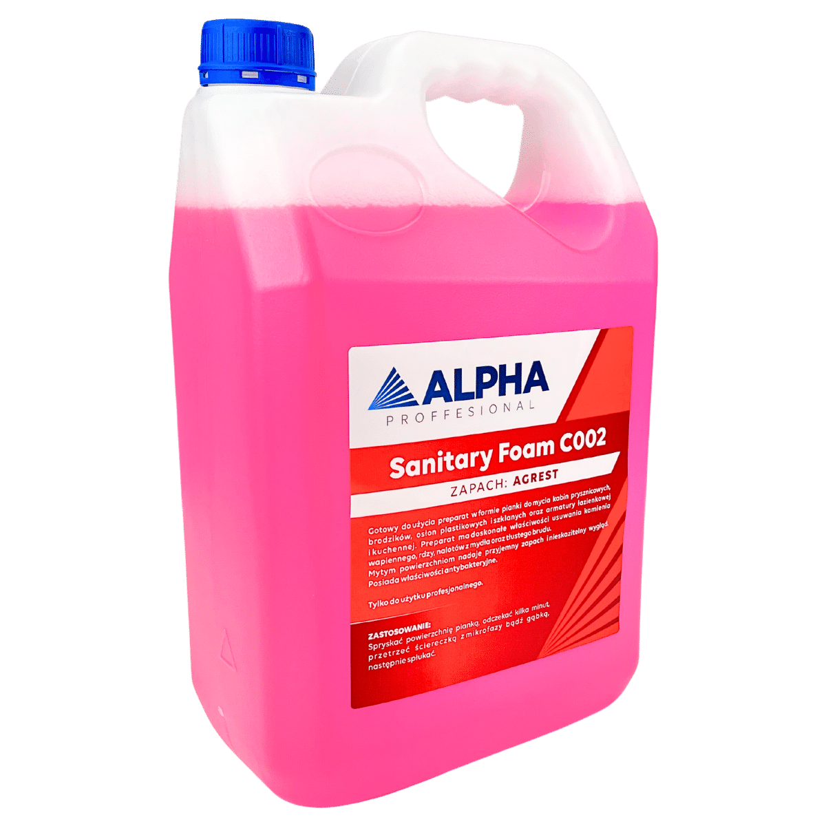 Pianka do mycia łazienki agrest 5l Sanitary Foam Alpha C002