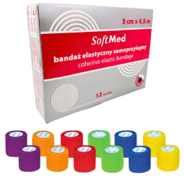 Bandaż kohezyjny 5cm X 4,5m SOLID 1 SoftMED