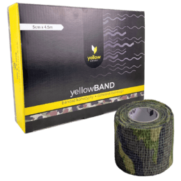 Bandaż kohezyjny moro zielony 5cmx4,5m 12szt. YellowSPORT