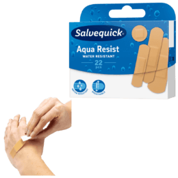 Plastry z opatrunkiem Aqua Resist 22szt. Salvequick