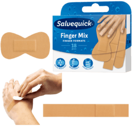 Plastry z opatrunkiem na palce Finger Mix 18szt. Salvequick