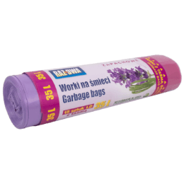 Worki na śmieci zapachowe LAWENDA 35L 15szt