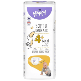 Pampersy Happy 4+ 56szt