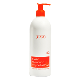 Butelka oliwki do masażu antycellulitowej Ziaja 500ml.