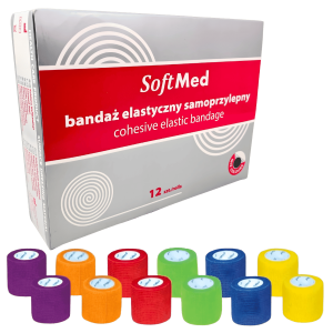 Bandaże kohezyjne SOLID I 12szt. Softmed