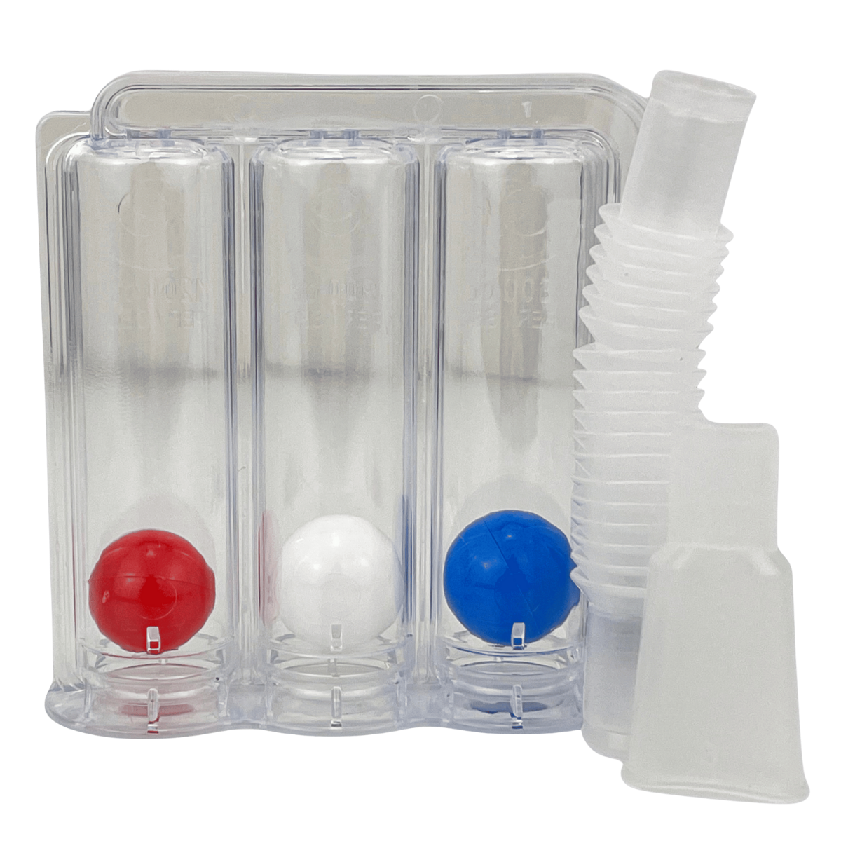 Aparat do ćwiczeń oddechu spirometr Plasti-med - obrazek 2