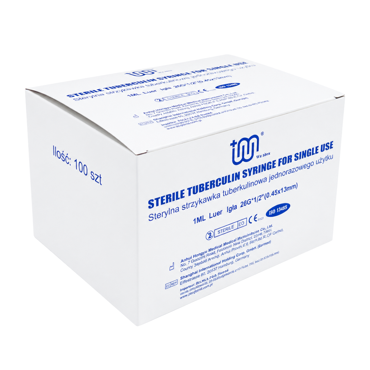 Strzykawki tuberkulinowe 1ml z igla