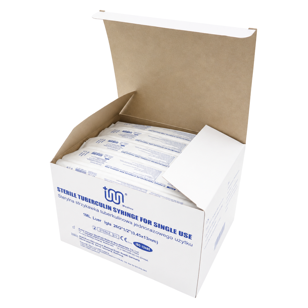 Strzykawki tuberkulinowe 1ml z igla