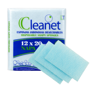 Myjka – ściereczka nasączona mydłem 12x20cm 24szt. CLEANET