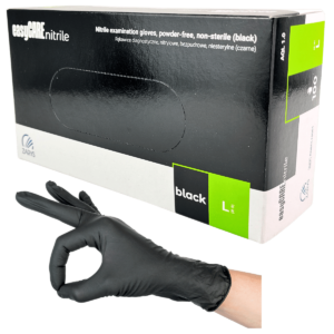 Rękawiczki Nitrylowe easyCARE BLACK L