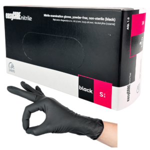 Rękawiczki Nitrylowe easyCARE BLACK S