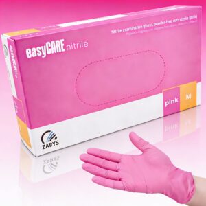 Rękawiczki Nitrylowe easyCARE Różowe M