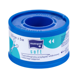 Przylepiec włókninowy Soft Matopat - 2,5 cm x 5 m