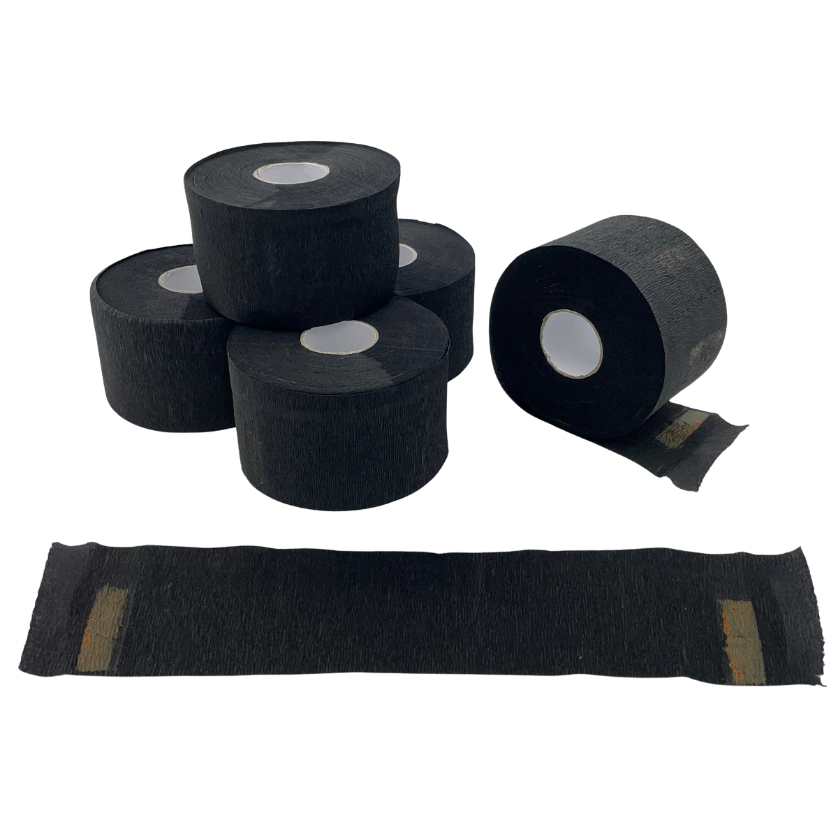 Kołnierzyki fryzjerskie kryza czarne (5 rolek) Ekohigiena