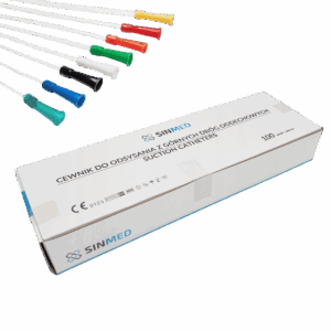 Cewnik do odsysania górnych dróg oddechowych 100 szt. Sinmed