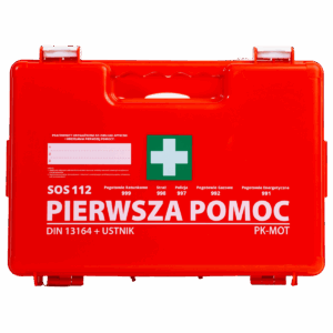 Przenośna apteczka zakładowa z wieszakiem K-13 DIN 13157 PK-MOT