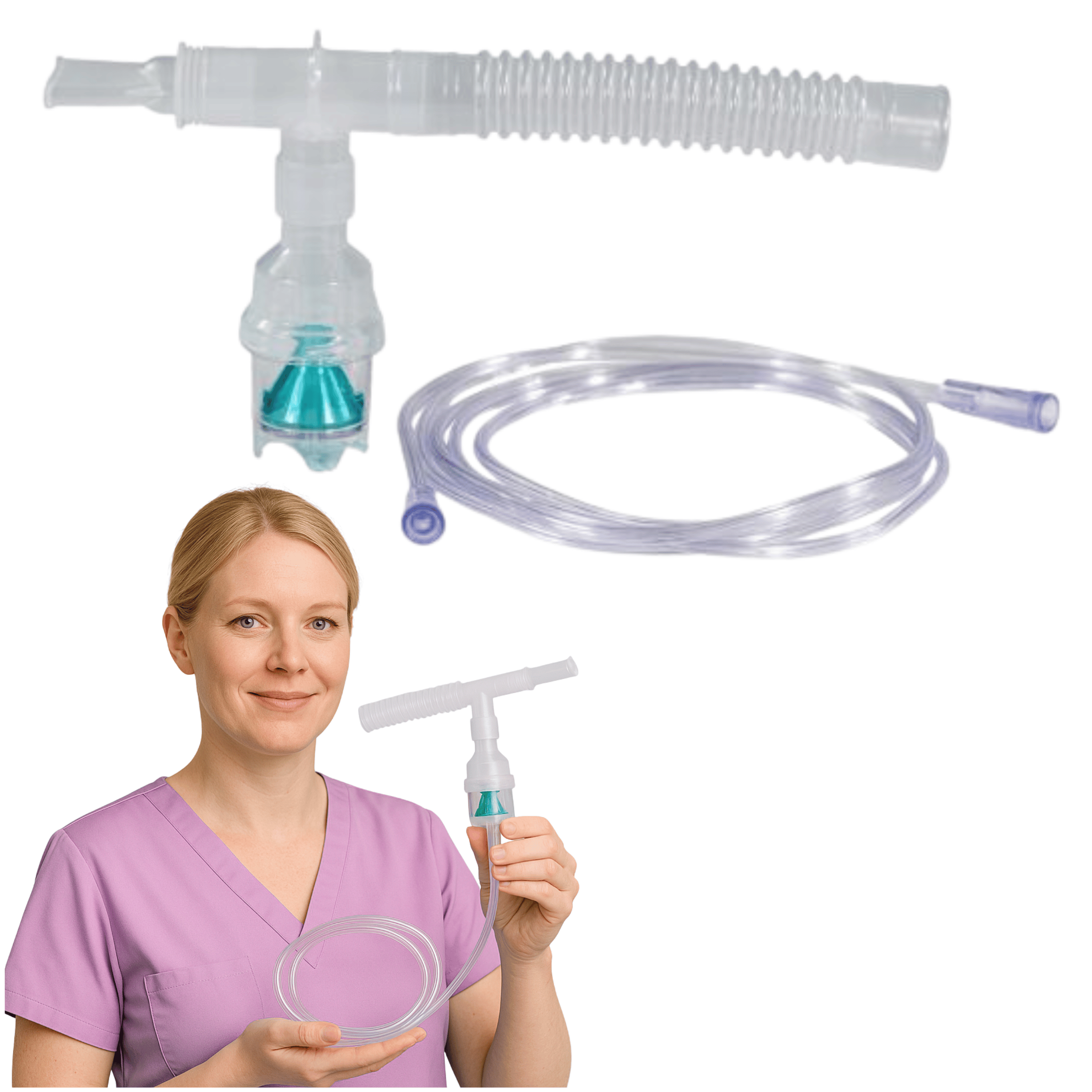 Nebulizator z drenem i ustnikiem Intergos