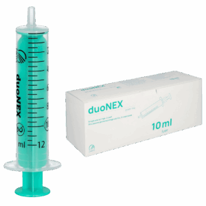 Strzykawki 2 częściowe Green Line luer 100szt
