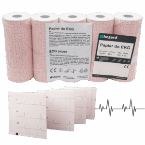 Papier do aparatów EKG AsCard A4 112mm x 25m 5szt
