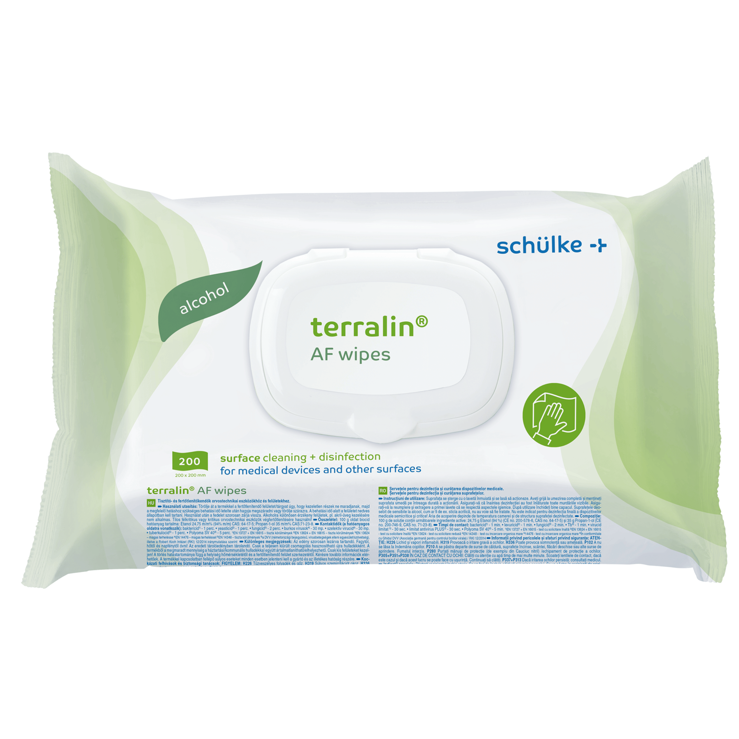 Chusteczki do dezynfekcji Terralin AF Wipes 200szt. Schulke