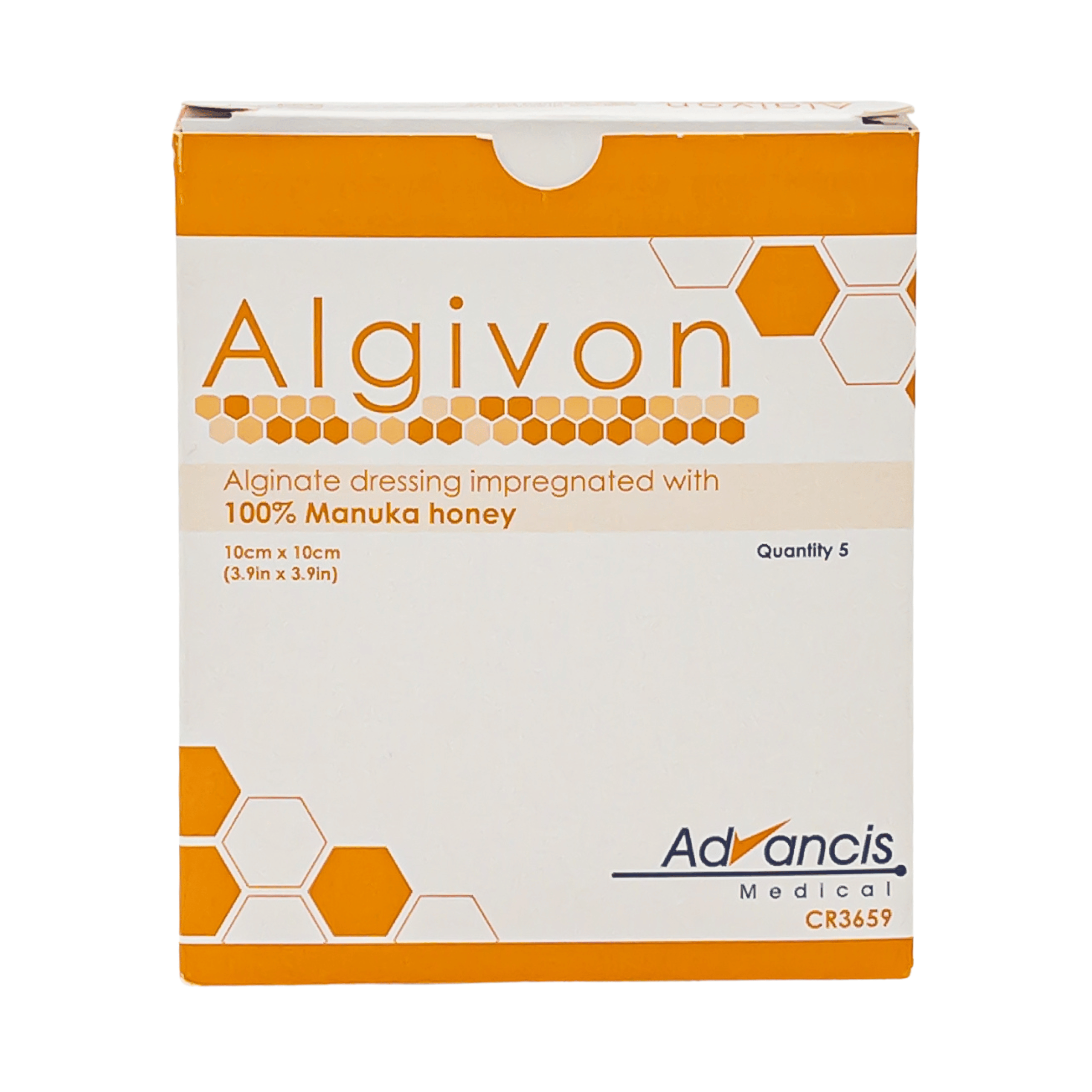 Algivon opatrunek Manuka Honey + Alginian 10x10cm 1szt