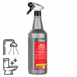 Silny płyn do sanitariatów i łazienek W3 Forte Clinex
