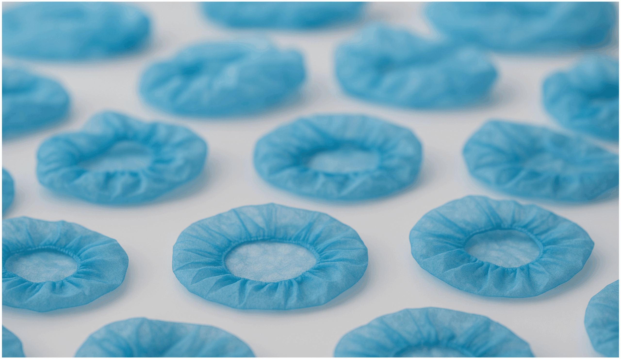 Czepek włókninowy medyczny typu beret Niebieski 100szt.