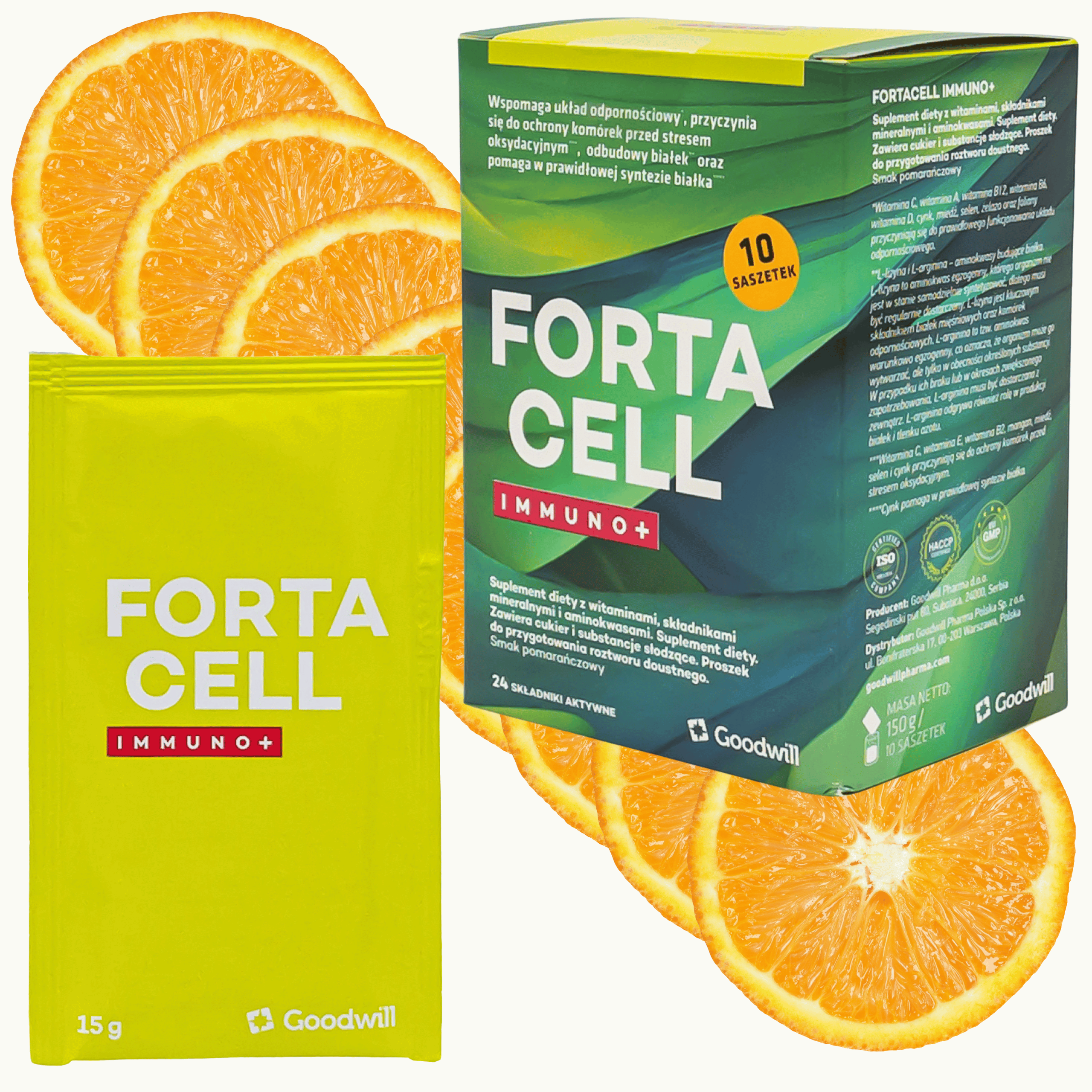 FortaCell Immuno+ 10 saszetek Goodwill