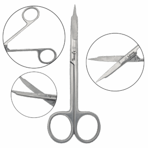 Nożyczki do cięcia dziąseł ząbkowane 13cm Goldman-Fox Medeoline