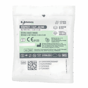 Kompresy z gazy jałowe opatrunkowe 17N 8W blister 3szt MedeoLine