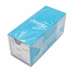 Nici chirurgiczne PGA 1 2/0 dł 75cm igła G-26 1/2 koła okrągła 12szt ATRAMAT