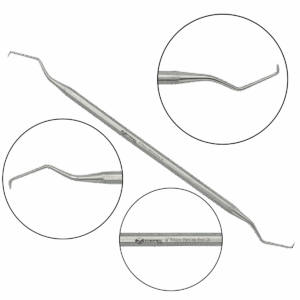 Skaler stomatologiczny Jaquette ręczny dwustronny Medeoline