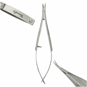 Nożyczki mikrochirurgiczne typu Castroviejo 9,5cm Medeoline