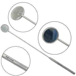 Lusterko krtaniowe z uchwytem