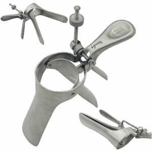 Wziernik ginekologiczny metalowy Cusco z boczną śrubą Medeoline