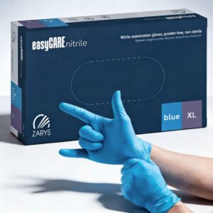 Rękawiczki Nitrylowe easyCARE Niebieskie XL
