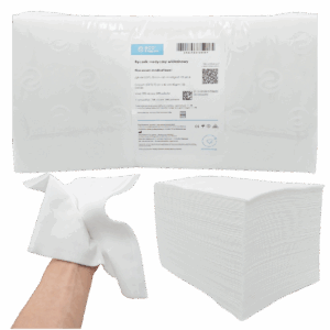 Ręcznik medyczny włókninowy gładki SOFT 45g/m2 100szt EkoHigiena