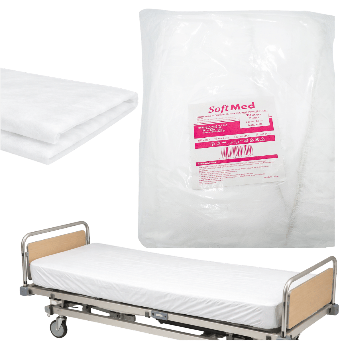 Przescieradlo wlokninowe z gumka