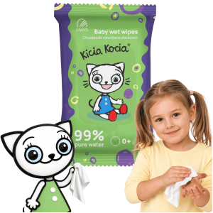 Chusteczki podrozne Kicia Kocia