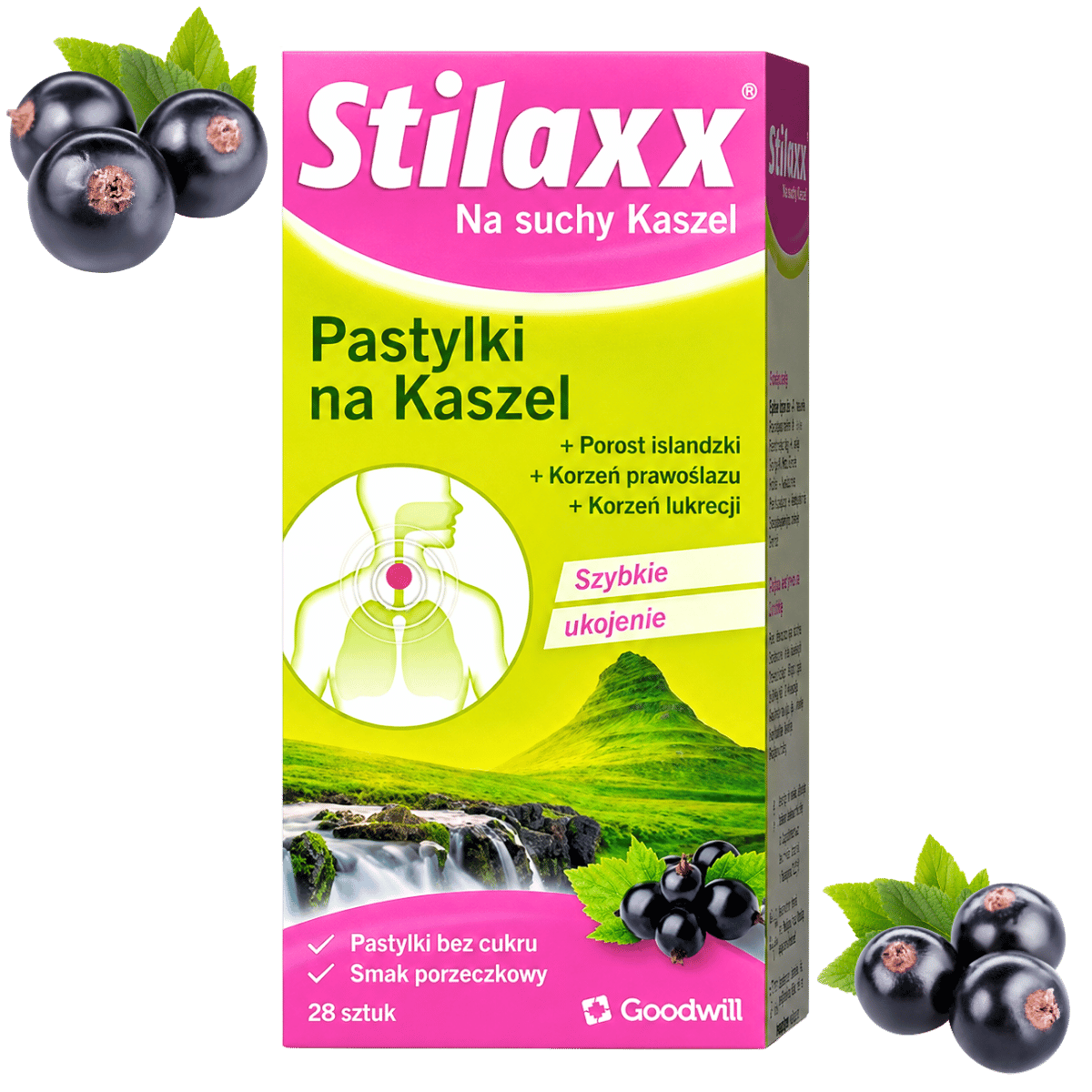 Pastylki na kaszel 28szt Stilaxx