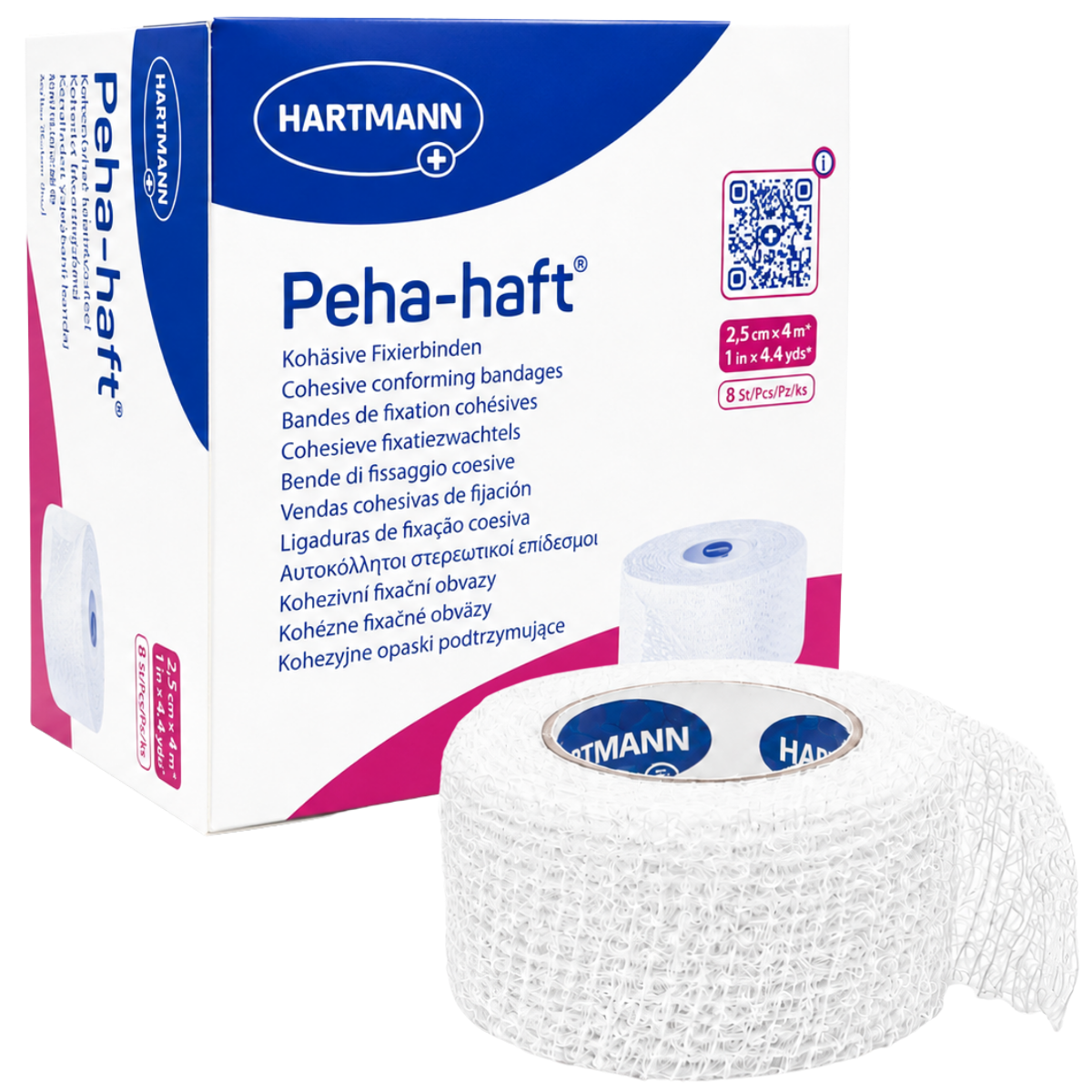 Peha Haft 2,5cm x 4m 8szt Hartmann
