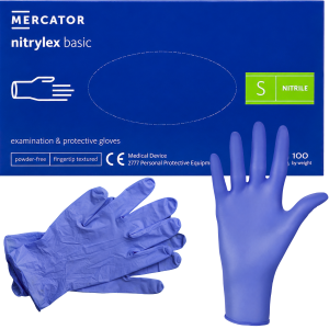 Rękawiczki nitrylowe 100szt Nitrylex Basic Mercator Medical