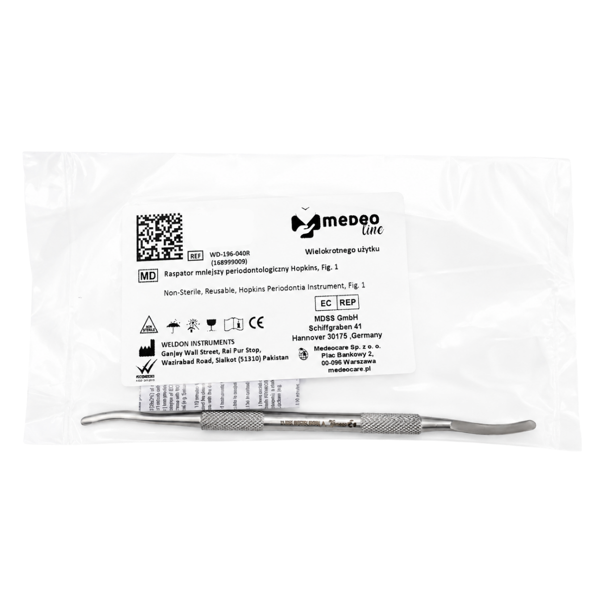 Raspator periodontologiczny Hopkins