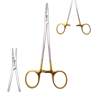 Igłotrzymacz mikrochirurgiczny z wkładkami z TC Micro-Vascular Medeoline
