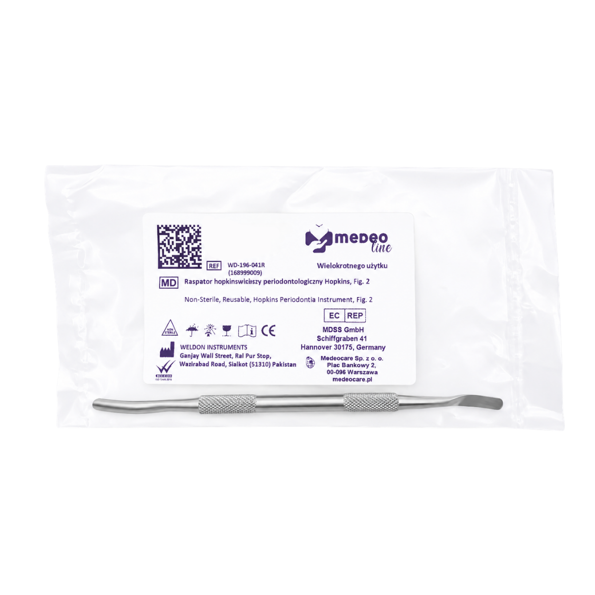 Raspator periodontologiczny Hopkins