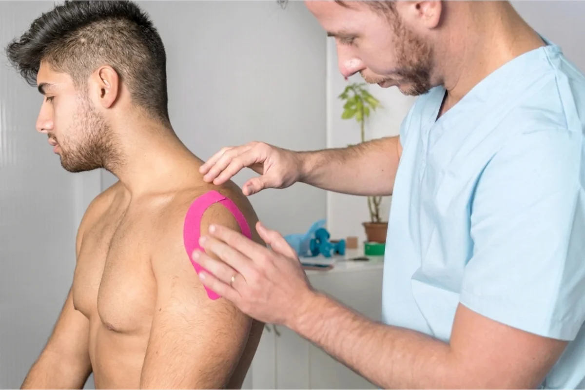 Tejpy na bark – jak nakleić taśmę i kiedy sięgnąć po kinesiotaping